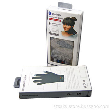 Bluetooth Talking Gloves with Microphone, Receiver, Long Time Working, Touchscreen Function